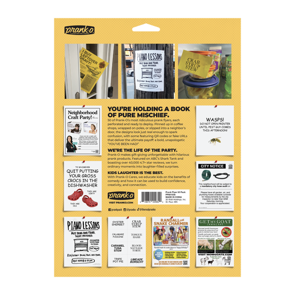 Prank Flyer Book
