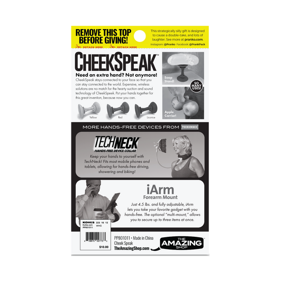 Cheek Speak Prank Gift