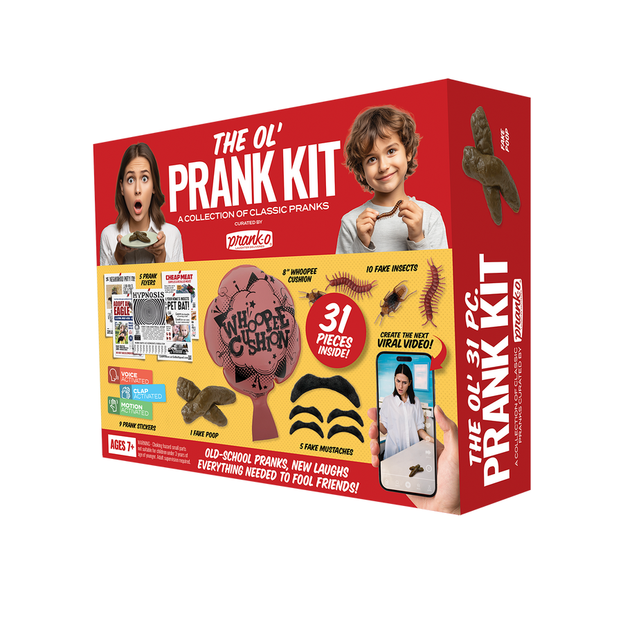 Vintage Prank Kit: 31 Piece Prank Kit | The Ol' Prank Kit | Prank-O
