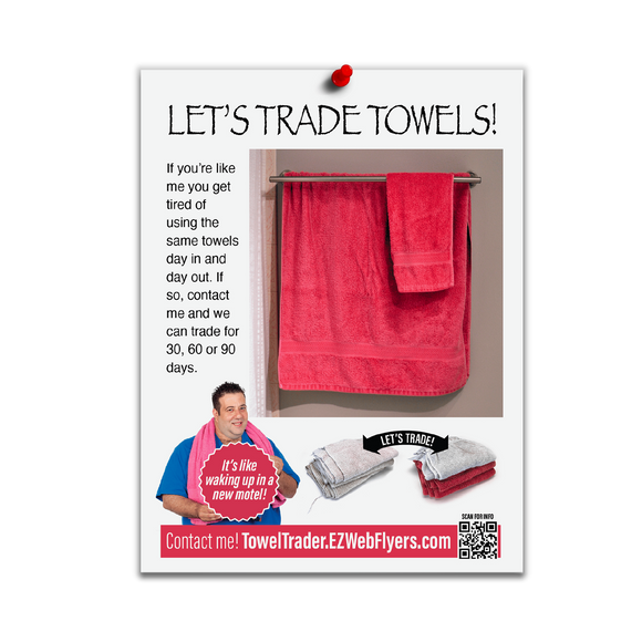 Towel Trader Digital Download Flyer