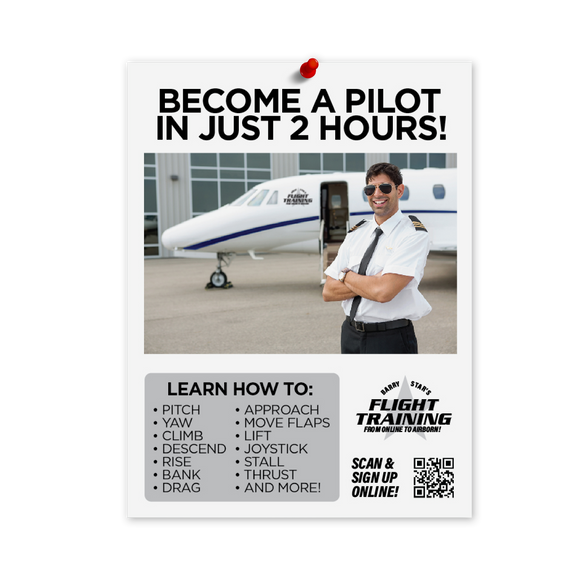 2 Hour Pilot Digital Download Flyer