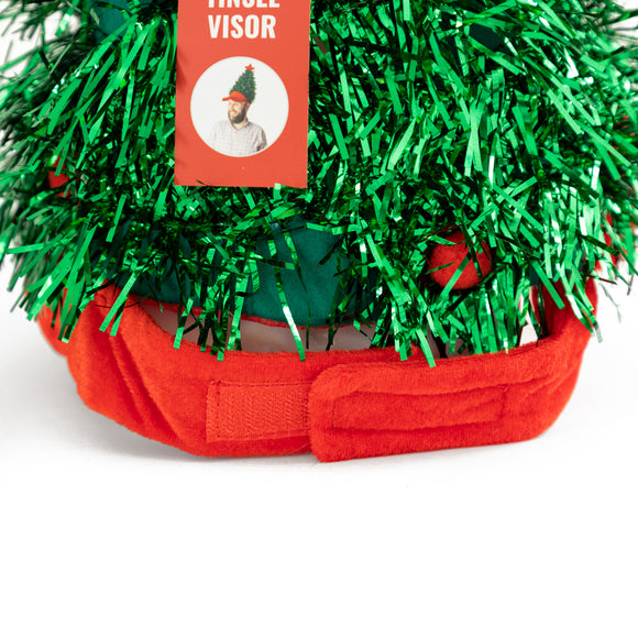 Tinsel Tree Visor Hat