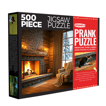 500 Piece Prank Puzzle: Warm Solitude | Funny Cat Puzzle | Prank-O