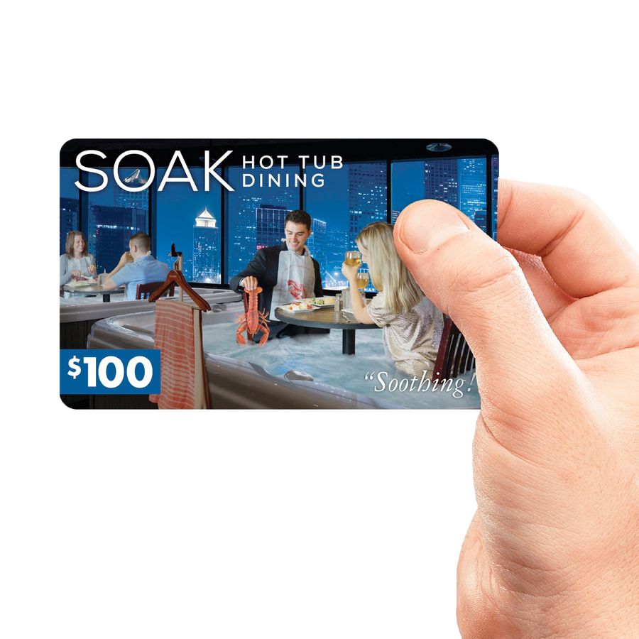 SOAK Dining Gift Card Insert