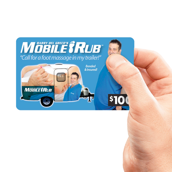 Mobile Rub Gift Card Insert