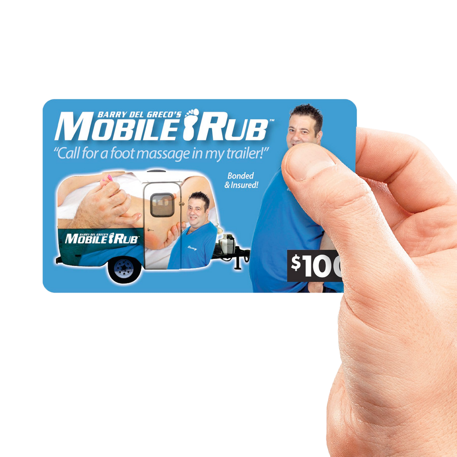 Mobile Rub Gift Card Insert