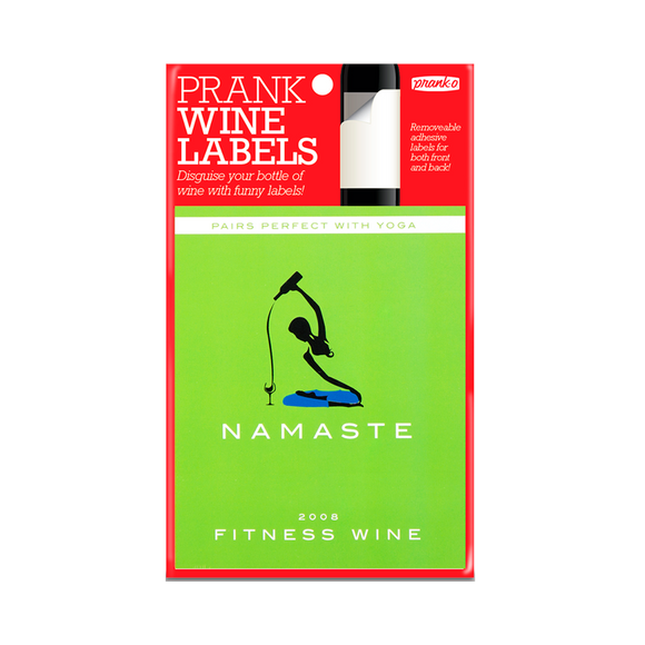 5 Pack Prank Wine Labels