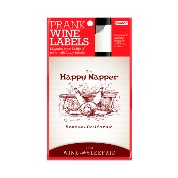 5 Pack Prank Wine Labels