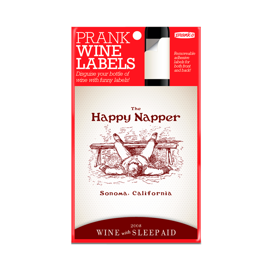 Happy Napper Wine Label