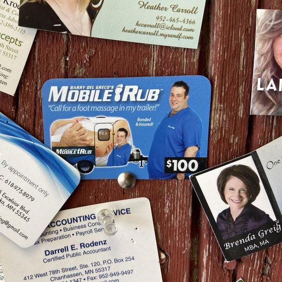 Mobile Rub gift card insert from Prank-O