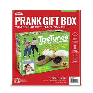 packaging for ToeTunes joke Gift Box