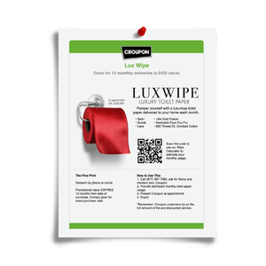 Lux Wipe Croupon Digital Download Flyer