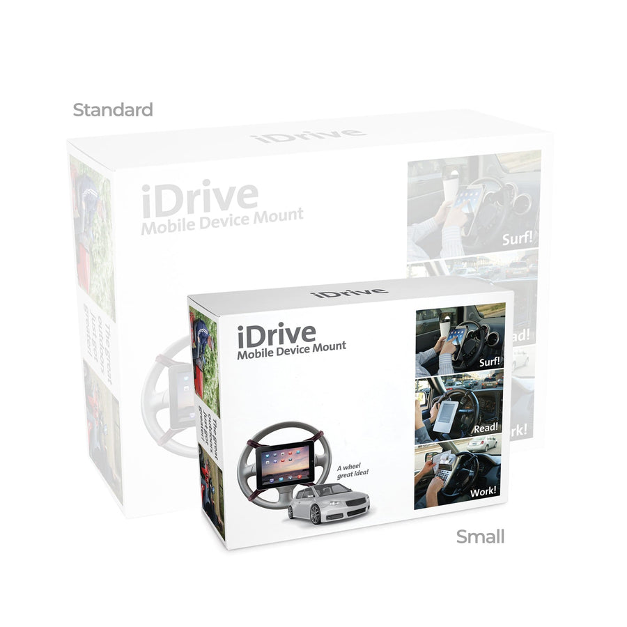back of joke box for the iDrive Mobile Device Mount from Prank-O