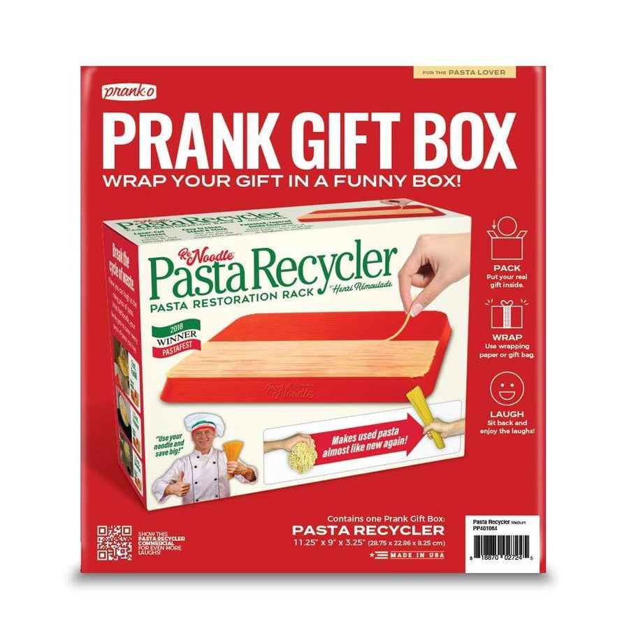 joke Pasta Recycler gift box from Prank-O