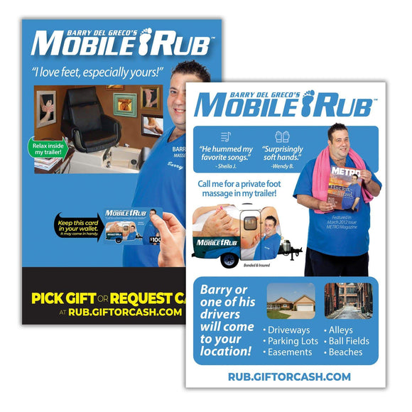 Mobile Rub gift card insert from Prank-O