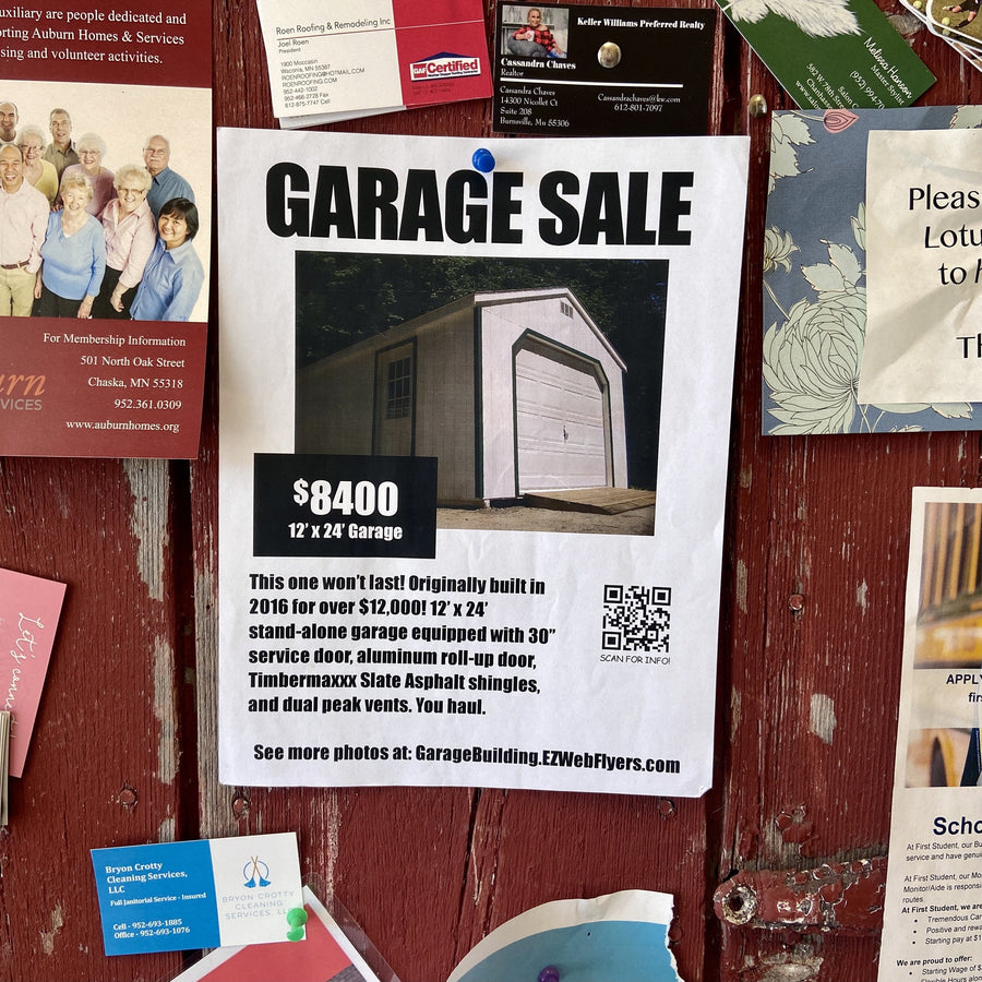 Garage Sale Digital Download Flyer